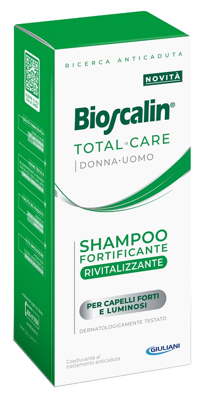 BIOSCALIN TOTAL CARE SHAMPOO FORTIFICANTE RIVITALIZZANTE 200 ML - Speedyfarma.it