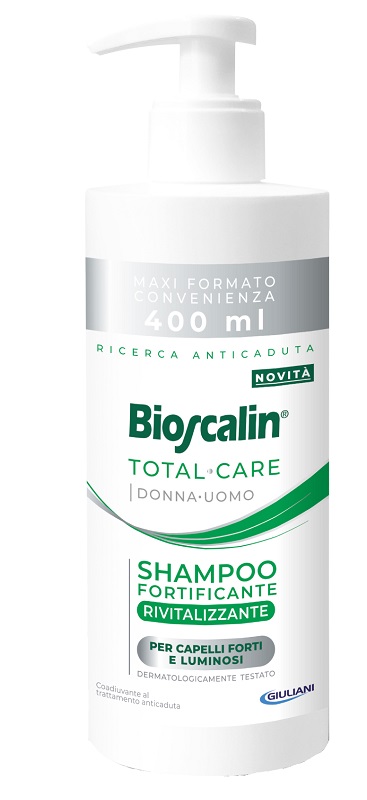 BIOSCALIN TOTAL CARE SHAMPOO FORTIFICANTE RIVITALIZZANTE 400 ML - Speedyfarma.it