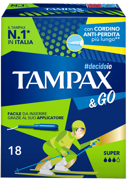 TAMPAX &GO SUPER 18 PEZZI - Speedyfarma.it