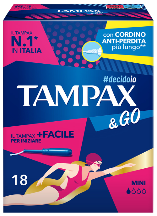 TAMPAX &GO MINI 18 PEZZI - Speedyfarma.it