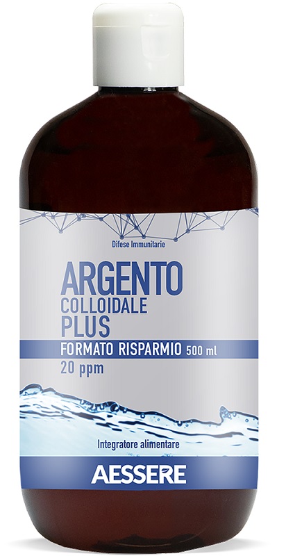 ARGENTO COLLOIDALE PLUS 20PPM 500 ML FORMATO RISPARMIO - Speedyfarma.it