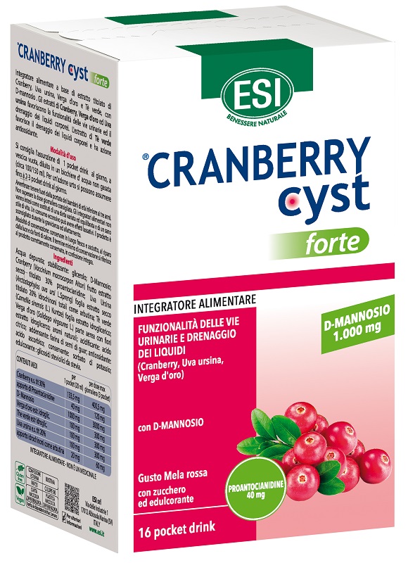 ESI CRANBERRY CYST FORTE 16 POCKET DRINK - Speedyfarma.it