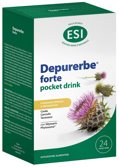 ESI DEPURERBE FORTE POCKET DRINK 24 PEZZI 20 ML - Speedyfarma.it