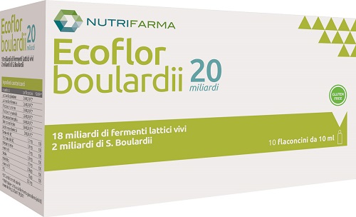 ECOFLOR BOULARDII 20 MILIARDI 10 FLACONCINI DA 10 ML - Speedyfarma.it
