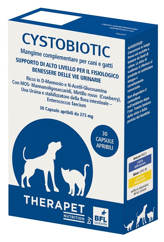 CYSTOBIOTIC THERAPET 30 CAPSULE - Speedyfarma.it