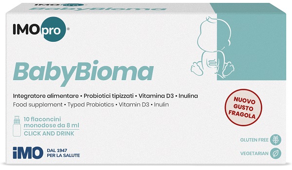 IMOPRO BABYBIOMA FRAGOLA 10 FLACONCINI 8 ML - Speedyfarma.it