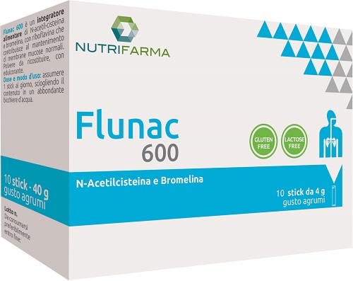 FLUNAC 600 10 STICK - Speedyfarma.it