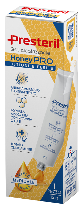 GEL IDROATTIVO CICATRIZZANTE PRESTERIL HONEYPRO 15 G - Speedyfarma.it