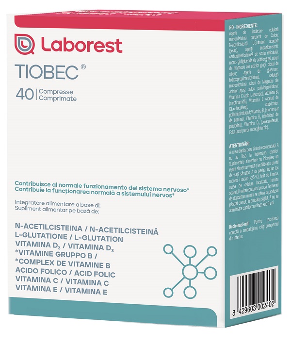 TIOBEC 40 COMPRESSE - Speedyfarma.it