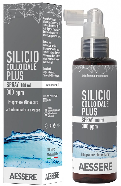 SILICIO COLLOIDALE PLUS SPRAY 300PPM 100 ML - Speedyfarma.it