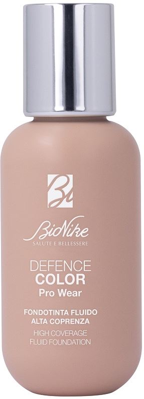 DEFENCE COLOR PRO WEAR FONDOTINTA FLUIDO ALTA COPRENZA N4 BEIGE 50 ML - Speedyfarma.it