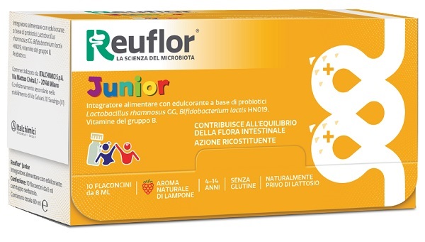 REUFLOR JUNIOR 10 FLACONCINI 8 ML - Speedyfarma.it