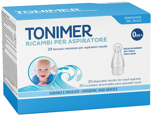 RICAMBI ASPIRATORE NASALE TONIMER 20 PEZZI - Speedyfarma.it