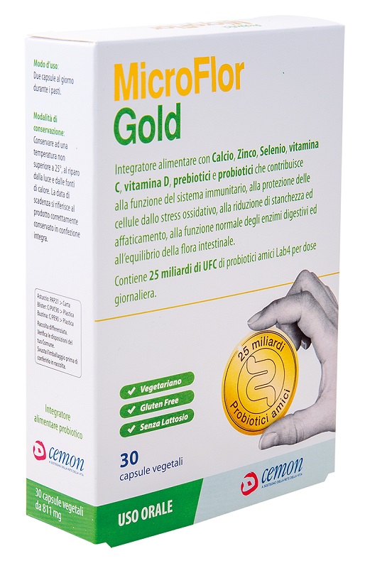 MICROFLOR GOLD 30 CAPSULE - Speedyfarma.it