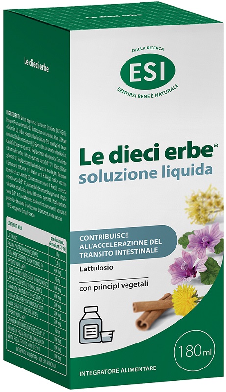 ESI LE DIECI ERBE SOLUZIONE LIQUIDA 180 ML - Speedyfarma.it