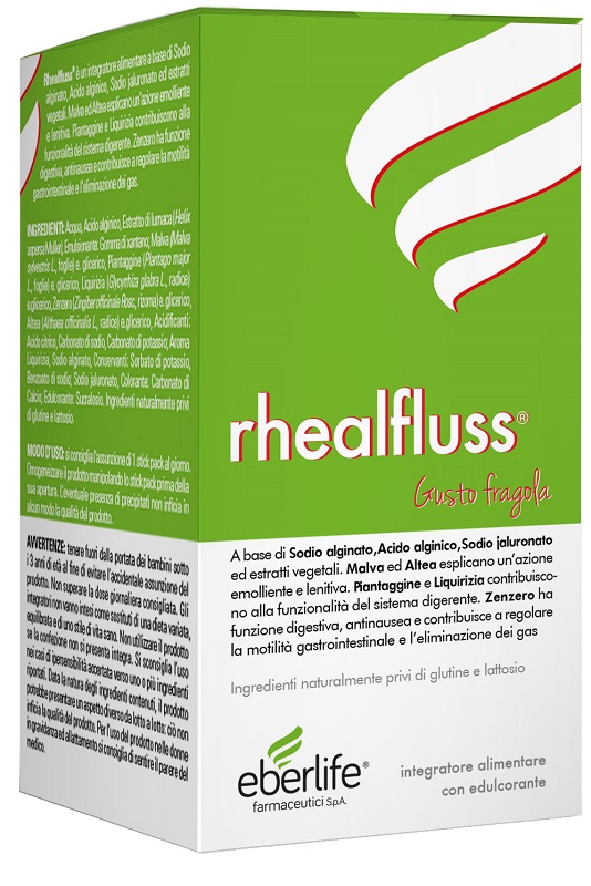 RHEALFLUSS FRAGOLA 20 STICKPACK DA 10 ML - Speedyfarma.it