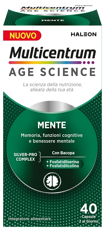 MULTICENTRUM AGE SCIENCE MENTE 40 CAPSULE - Speedyfarma.it