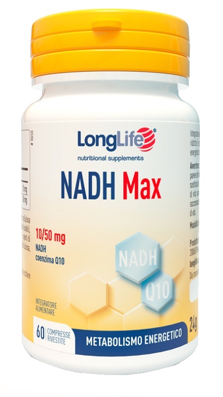 LONGLIFE NADH MAX 60 COMPRESSE RIVESTITE - Speedyfarma.it