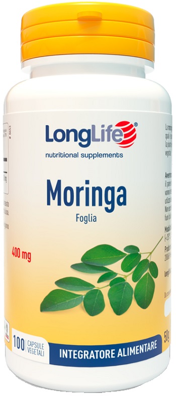 LONGLIFE MORINGA 400MG 100 CAPSULE - Speedyfarma.it