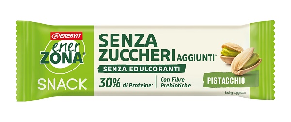 ENERZONA SNACK PISTACCHIO COPERTURA BIANCA AL LATTE SENZA ZUCCHERI AGGIUNTI 27 G - Speedyfarma.it