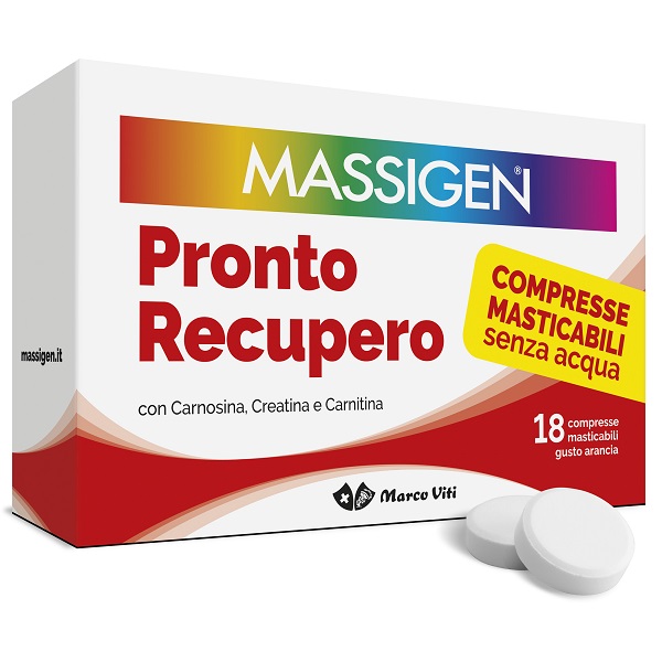 MASSIGEN PRONTO RECUPERO 18 COMPRESSE MASTICABILI - Speedyfarma.it