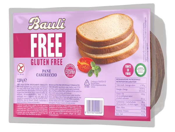 BAULI FREE PANE CASERECCIO 220 G - Speedyfarma.it