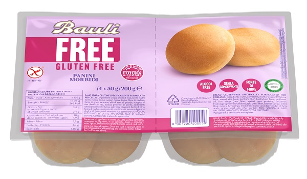 BAULI FREE PANINI MORBIDI 4 PEZZI DA 50 G - Speedyfarma.it