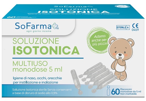 SOLUZIONE SALINA 0,9% 60 FLACONI 5 ML SOFARMAPIU' - Speedyfarma.it