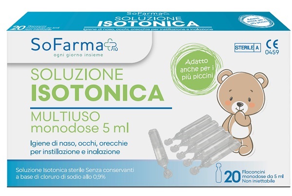 SOLUZIONE SALINA 0,9% 20 FLACONI 5 ML SOFARMAPIU' - Speedyfarma.it