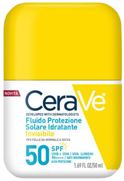 CERAVE FLUIDO PROTEZIONE SOLARE IDRATANTE INVISIBILE SPF50 50 ML - Speedyfarma.it