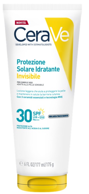 CERAVE PROTEZIONE SOLARE IDRATANTE INVISIBILE SPF30 177 ML - Speedyfarma.it