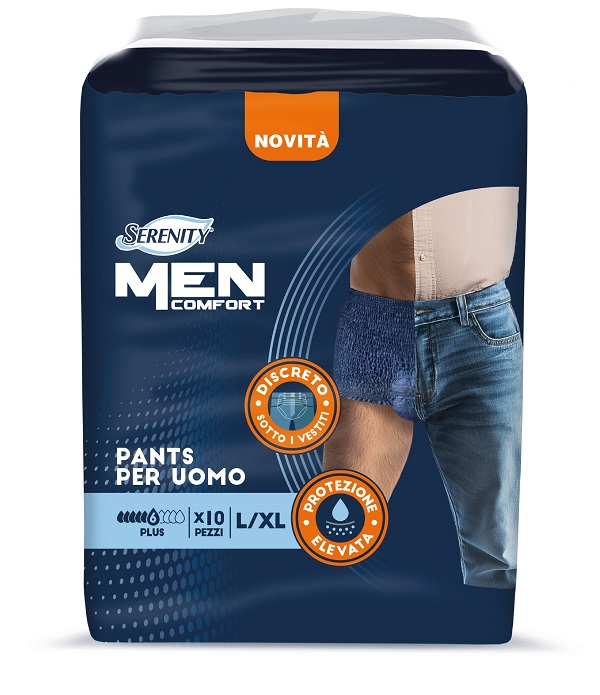 PANNOLONE A MUTANDINA SERENITY MEN COMFORT PLUS L/XL 10 PEZZI - Speedyfarma.it