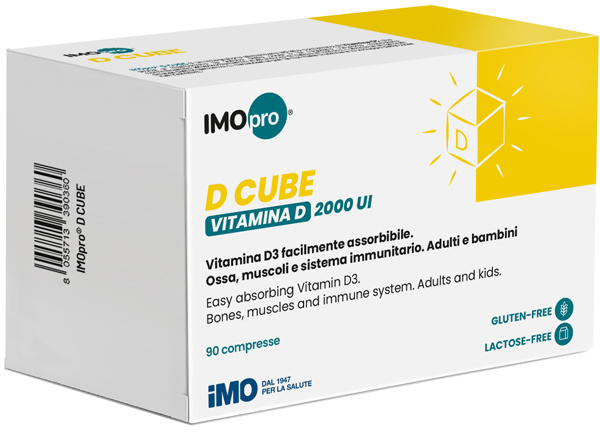 IMOPRO D CUBE 90 COMPRESSE 600 MG - Speedyfarma.it