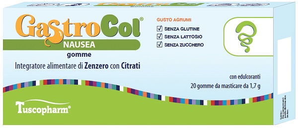 GASTROCOL NAUSEA GOMME GUSTO AGRUMI 34 G - Speedyfarma.it