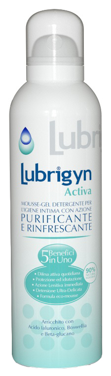 LUBRIGYN ACTIVA MOUSSE-GEL DETERGENTE 150 ML - Speedyfarma.it