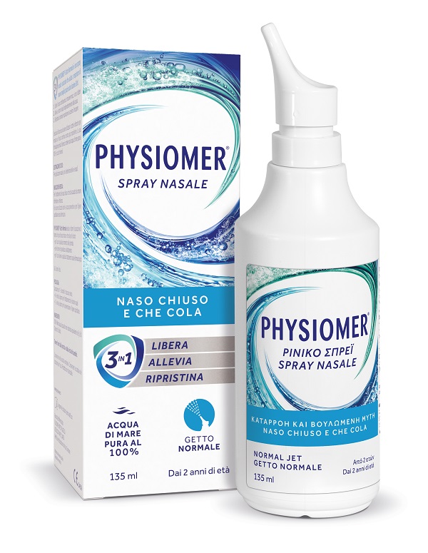 SPRAY NASALE PHYSIOMER GETTO NORMALE 135 ML - Speedyfarma.it