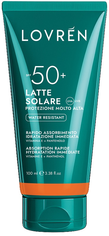 LOVREN CREMA SOLARE VISO CORPO PROTEZIONE MOLTO ALTA SPF50 100 ML - Speedyfarma.it