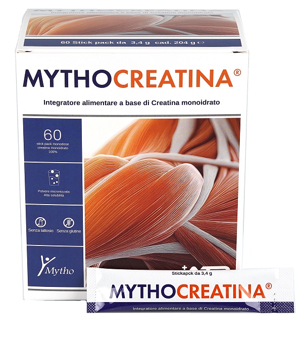 MYTHOCREATINA 60 STICK PACK SENZA GLUTINE SENZA LATTOSIO - Speedyfarma.it