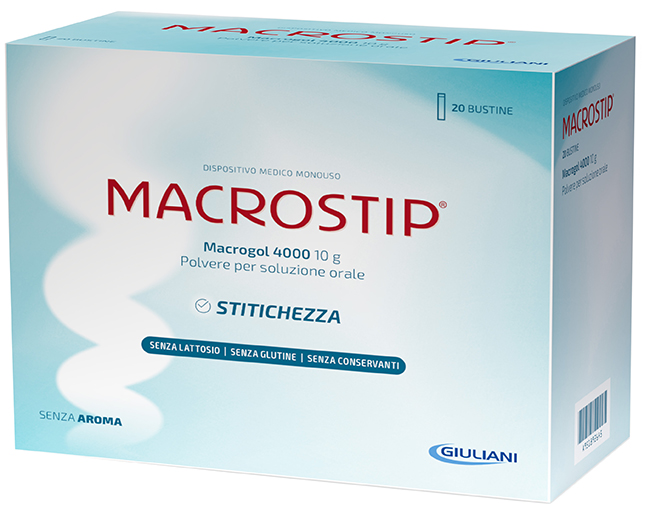 MACROSTIP 20 BUSTINE 10 G SENZA GLUTINE SENZA LATTOSIO - Speedyfarma.it