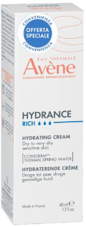 AVENE HYDRANCE CREMA RICCA 40 ML PREZZO SPECIALE 2026 - Speedyfarma.it