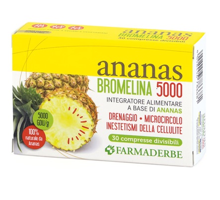 ANANAS BROMELINA 5000 30 COMPRESSE - Speedyfarma.it