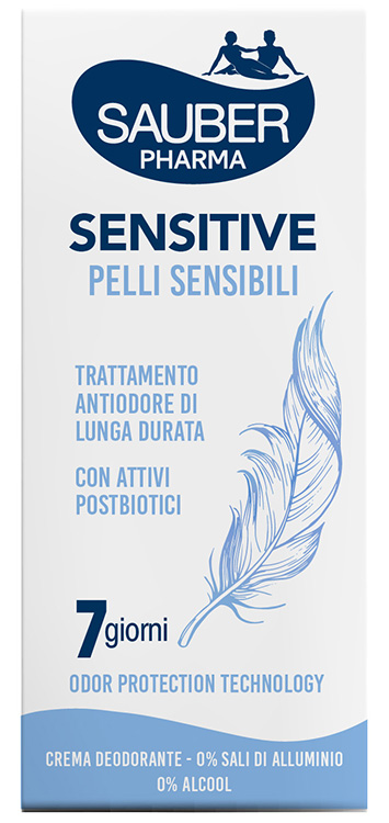 SAUBER DEO 7 GIORNI SENSITIVE PELLI SENSIBILI CREMA 35 ML - Speedyfarma.it