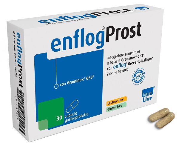 ENFLOGPROST 30 CAPSULE GASTROPROTETTE SENZA GLUTINE NATURALMENTE PRIVO DI LATTOSIO - Speedyfarma.it