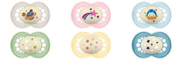 MAM SUCCHIETTO ORIGINAL NIGHT 6+ MESI SILICONE 2 PEZZI - Speedyfarma.it