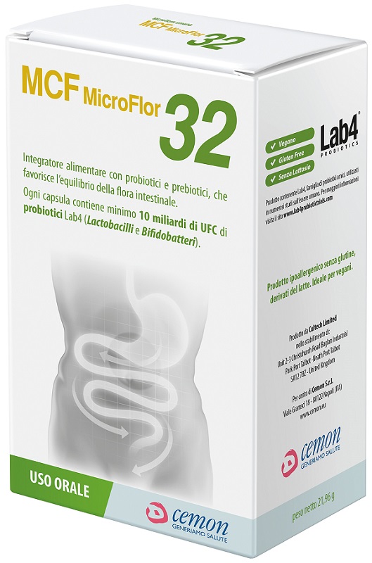 MCF MICROFLOR 32 60 CAPSULE VEGETALI - Speedyfarma.it