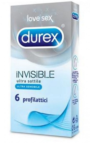 DUREX INVISIBLE PROFILATTICO 6 PEZZI - Speedyfarma.it