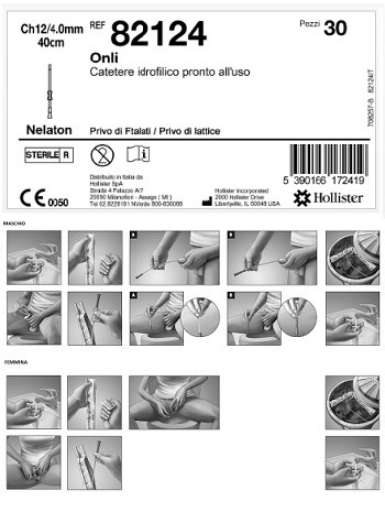 CATETERE IDROFILICO ONLI PRONTO ALL'USO 40 CM CH 12 30 PEZZI - Speedyfarma.it