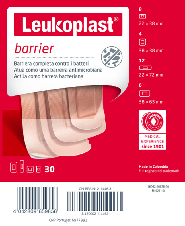 LEUKOPLAST BARRIER 30 PEZZI ASSORTITI - Speedyfarma.it