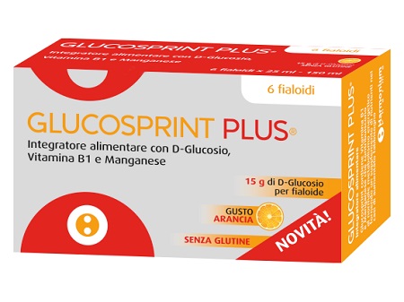 GLUCOSPRINT PLUS ARANCIA 6 FIALOIDI DA 25 ML - Speedyfarma.it