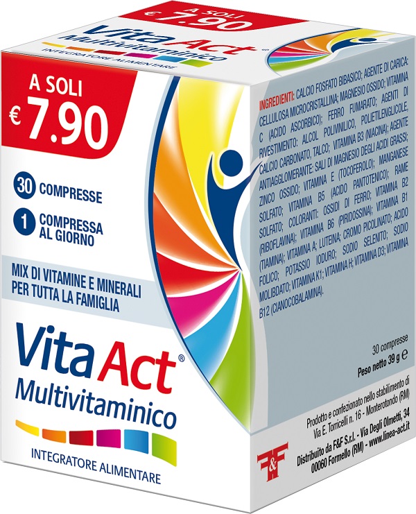 VITA ACT MULTIVITAMINICO 30 COMPRESSE - Speedyfarma.it